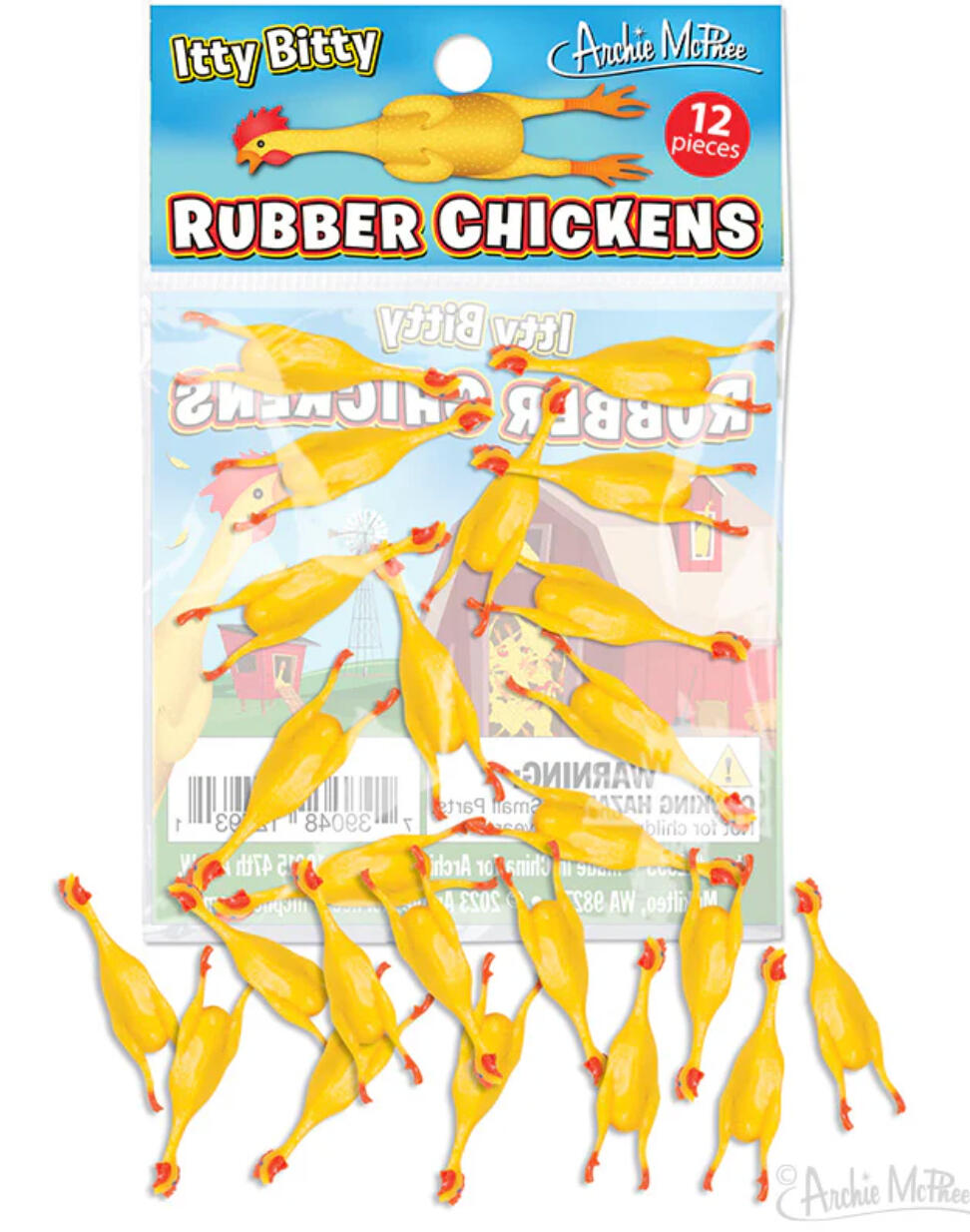 Tiny Rubber Chickens